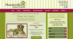 Desktop Screenshot of phoenixvilleanimalhospital.com